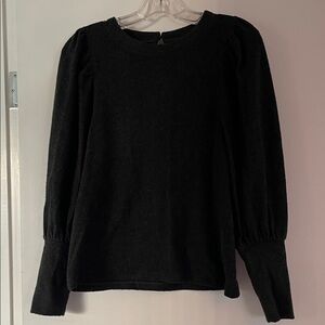 Madewell charcoal grey Long Sleeve Blouse